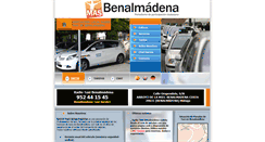 Desktop Screenshot of benalmadenataxi.com